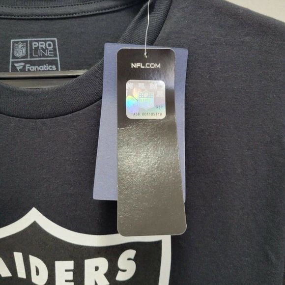 Las Vegas Raiders NFL Men's T Shirt Size S Black Cotton Crew Neck Football Tee - Picture 4 of 12